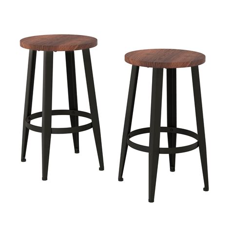 backless fabric stool metal|backless wooden counter stools.